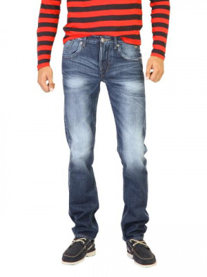 Flying Machine Men Washed Blue Jeans