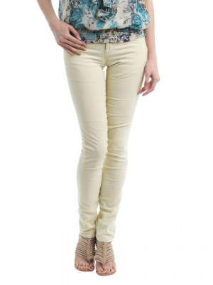 Kraus Jeans Women Cream Trousers