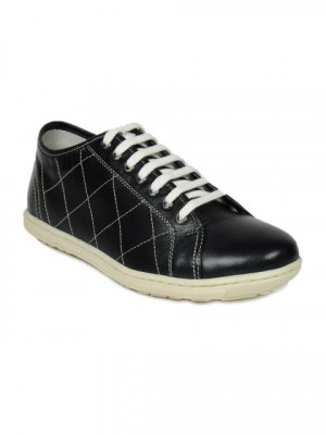 United Colors of Benetton Men Punk Black Casual Shoes