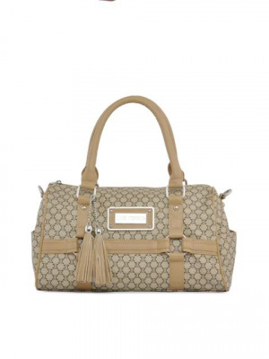 Lino Perros Women Printed Camel Handbag