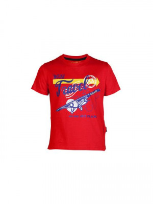 Doodle Boy Travel Red Tshirts