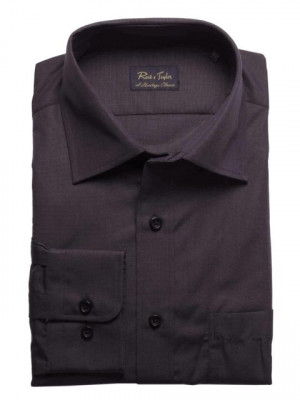 Reid & Taylor Men Solid Black Shirts