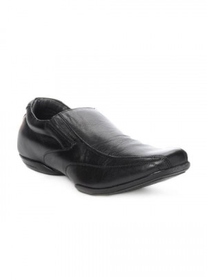 Franco Leone Men Black Formal Shoes