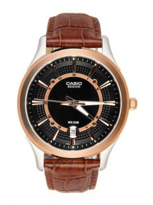CASIO ENTICER Unisex Black Dial Watch BS113 