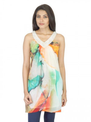 Satya Paul Women Multi Coloured Printed Tunic
