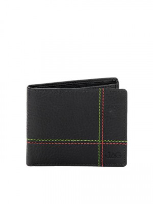 JAG Men Black Leather Wallet