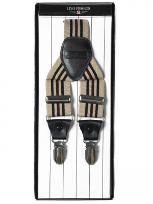 Lino Perros Men Beige Suspenders