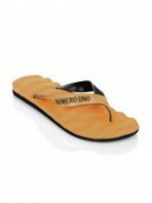Numero Uno Men Yellow Flip Flops