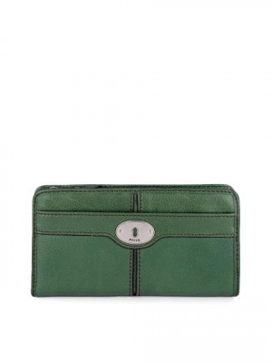 Fossil Women Green Wallet