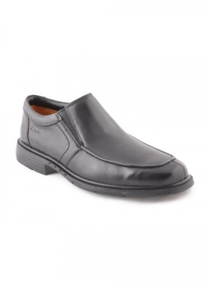 Clarks Men Black Leather Formal Shoes