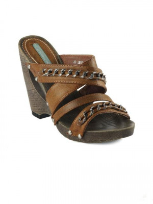 Catwalk Women Casual Tan Heels