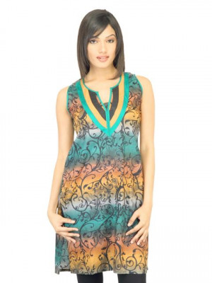 Aneri Women Sanjeeda Green Kurta