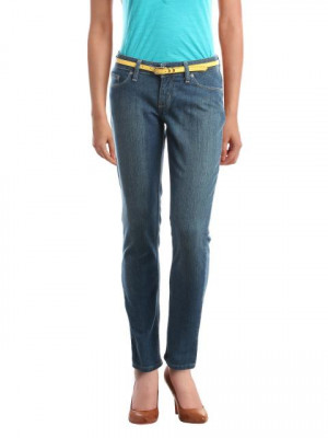 Denizen Women Greenish Blue Jeans