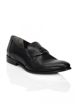 Enroute Men Black Formal Shoes