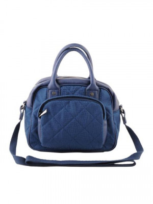 United Colors of Benetton Women Solid Blue Handbags