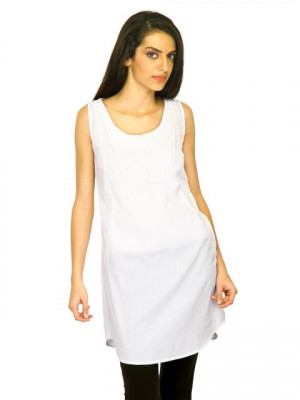 W Women Solid White Kurtas