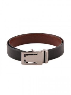 New Hide Men Solid Black Belts