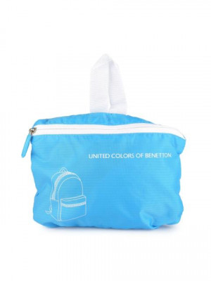 United Colors of Benetton Women Solid Blue Backpacks