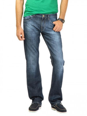 Flying Machine Men Midrise Blue Jeans