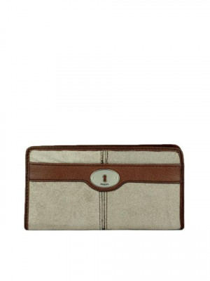 Fossil Women Silver Wallet