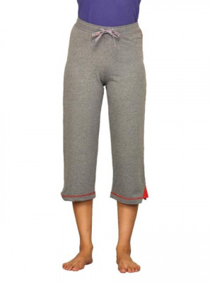 Urban Yoga Women Yoga Grey Capri
