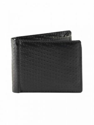 Peter England Men Statements Black Wallet