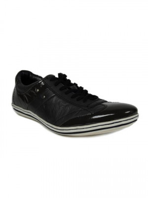 United Colors of Benetton Men Cloud 9 Black Casual Shoes