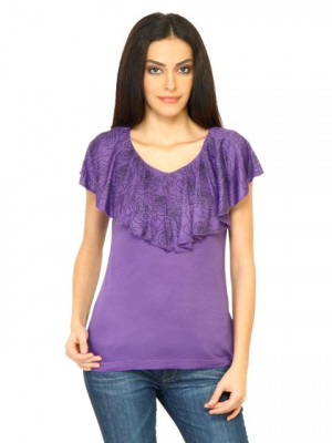 Jealous 21 Women Uri Purple Tops