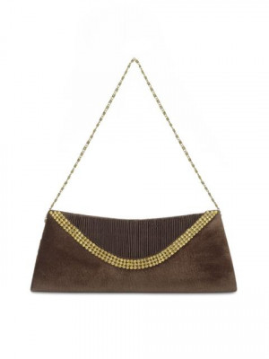 Rocia Women Brown Clutch