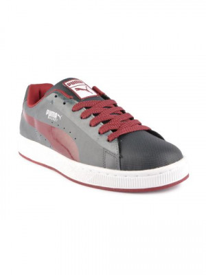 Puma Men Basket Clean Black Casual Shoes