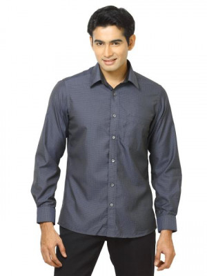 Indigo Nation Men Bling  Blue Shirt
