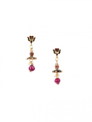 Adrika Red Earrings