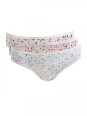 Amante Women Pack of 3 Printed Briefs PFCN04