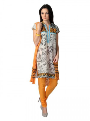 Aneri Women Multi Coloured Salwar Suit