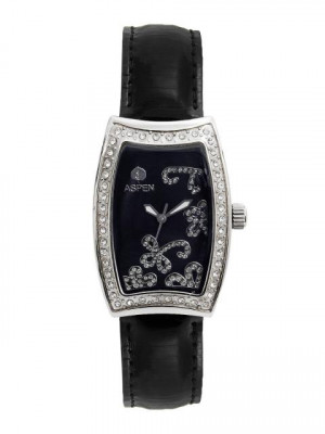 Aspen Women Black Dial Watch
