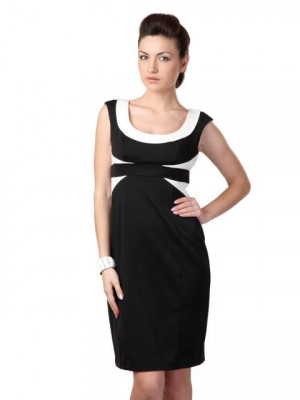 Avirate Black & Cream Dress
