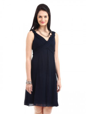 Avirate Women Navy Blue Dress