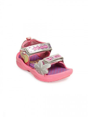 Barbie Girls Pink & Silver Sandals