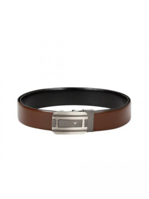 Bulchee Men Brown & Black Reversible Belt