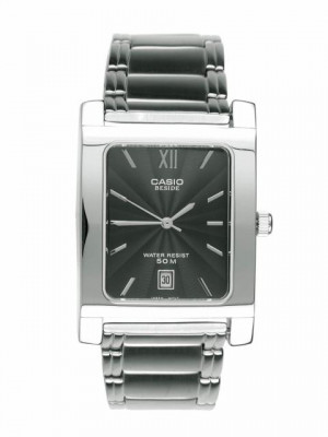 CASIO Enticer Men Silver-Toned Analogue Watch BS014