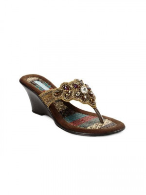 Catwalk Women Bronze Wedges