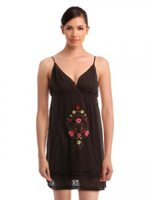 Elle Women Brown Dress