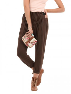 Elle Women Brown Trousers