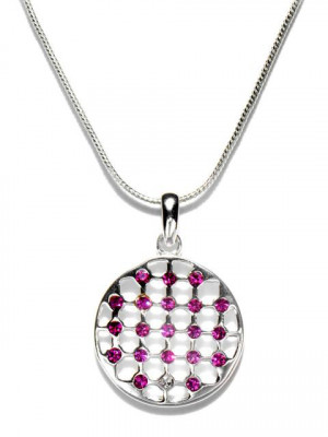 Estelle Silver Plated Pendant With Chain