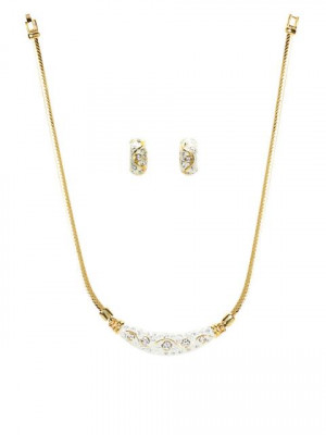 Estelle Women Gold Jewellery Set