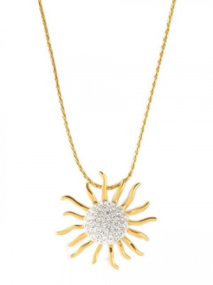 Estelle Women Gold Pendant with Chain