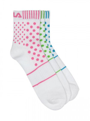 Fila Women Pack Of 3 White Socks