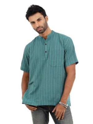 Fabindia Men Blue Kurta
