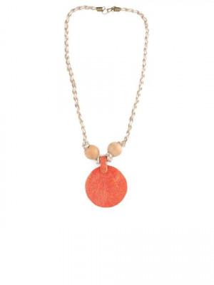 Fabindia Orange Necklace
