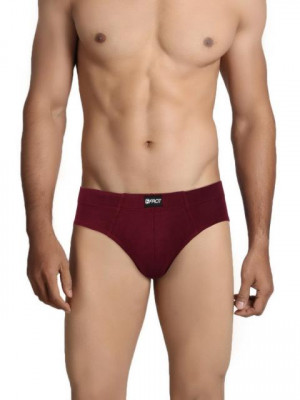 Facit Men Maroon Comfort Briefs